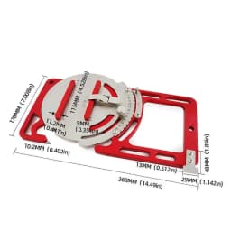 Guide Rail Square Right Angle Guide Woodworking Rail With Safety Buckle Flexibletrack Saw Square Woodworking Tools For Cabinets