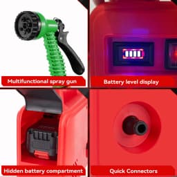 ONEVAN 260W Electric Pumping Water Pump Machine 150M Cordless Rechargeable Garden Washer Power Tool For Makita 18V Battery Pin