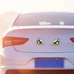 Car Safety Reflective Eyes Sticker 3D Long Lasting Car Decoration Funny Stickers Night Driving for Car Bike Helmet