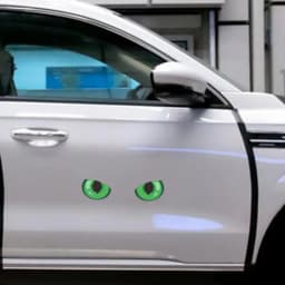 Car Safety Reflective Eyes Sticker 3D Long Lasting Car Decoration Funny Stickers Night Driving for Car Bike Helmet