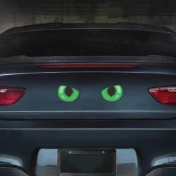Car Safety Reflective Eyes Sticker 3D Long Lasting Car Decoration Funny Stickers Night Driving for Car Bike Helmet