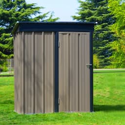 【Breeins】Metal Garden Storage Tool Shed with Lockable Door
