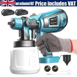 Cordless Paint Sprayer for Makita 18V 2pcs Battery Mini Paint Sprayer 1000ml Tank for Walls Ceilings, Fence, Wood