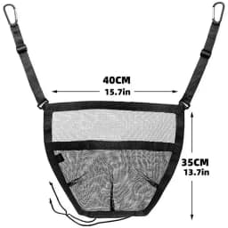 Between Seat Car Organizer Car Organizers And Storage Large Capacity Net Pocket Stretchable Accessories Interior Pet Barrier For