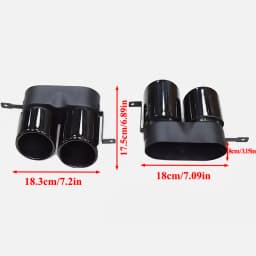 Exhaust Tips Tailpipes for BMW 3 Series G20 G21 G28 330i M340i Rear Diffuser Dual Outlet M Performance Muffler Tip Nozzle