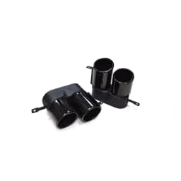 Exhaust Tips Tailpipes for BMW 3 Series G20 G21 G28 330i M340i Rear Diffuser Dual Outlet M Performance Muffler Tip Nozzle