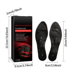 Magnetic Shoe Inserts Breathable Slimming Comfortable Foot Care Pad Work Boots Insoles Relaxing Feet Cushion Anti Fatigue Shoe