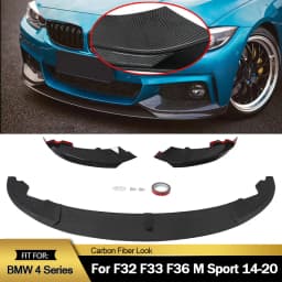 Front Bumper Lip Splitter Lip for BMW F32 F33 F36 420i 430i 428i 435i Guard Protector M-Sport M-tech 2014 2015 2016 2017 2018