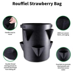 7 Gallon Grow Bag Reusable Garden Terrace Multi-mouth Container Bags Tomato Strawberry Growing Bag Vegetable Planting Bag