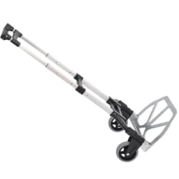 HOMCOM Heavy Duty Aluminium Foldable Hand Truck Trolley, 70KG Load Capacity