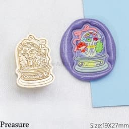 Retro Mushrooms Baby Cute Book Wax Seal Stamp Vintage Head For Scrapbook Envelopes Wedding Invitations Gift Cards Packaging