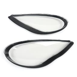 For Porsche Panamera Headlights Covers 970 2010 2011 2012 2013 Headlight Headlamp Lens Cover Left Right A Pair Car Lamp Shade
