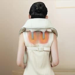 Neck Massage Shawl Relaxer Cervical Spine Muscle Heated Trapezius Shiatsu Shoulder Massager Press Kneading