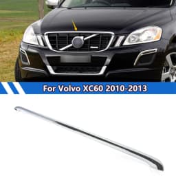 magickit Front Grille Upper Molding Trim Strip For Volvo XC60 2010 2011 2012 2013 Chrome Decorative Strip replace for 31290998