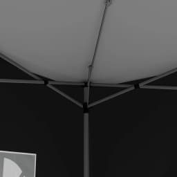 Outsunny 3 x 3(m) Pop Up Gazebo, Water and UV Resistant Party Tent Camping Canopy Marquee with Carry Bag, Black