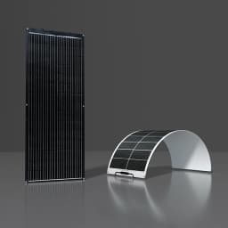 WUZECK 200W Flexible Monocrystalline Solar Panel Kit, 2 Pieces 100W Solar Modules, 20A 12V/24V Solar Charge Controller and Solar Cable, Off Grid Power for 12V Batteries, Motorhome, Camper, Balcony, Camping, Home Use