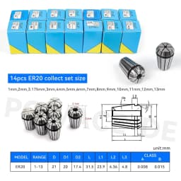 【EU/US】CNC Milling Spindle 2.2kw ER20 Water Cooled Spindle 4 Bearings 24000rpm & 2.2kw VFD Inverter 220V & 80mm Clamp & 80W Pump