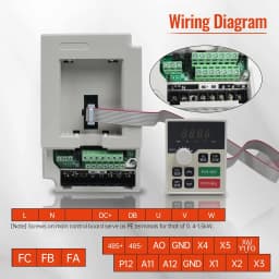 【EU/US】CNC Milling Spindle 2.2kw ER20 Water Cooled Spindle 4 Bearings 24000rpm & 2.2kw VFD Inverter 220V & 80mm Clamp & 80W Pump