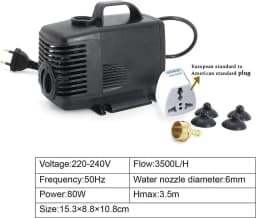 【EU/US】CNC Milling Spindle 2.2kw ER20 Water Cooled Spindle 4 Bearings 24000rpm & 2.2kw VFD Inverter 220V & 80mm Clamp & 80W Pump