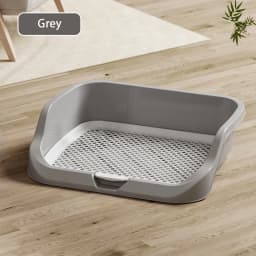 Tieker Large Size Dog Toilet Dog Potty Tray, Pet Training Mat Indoor Dog Potty Anti-Step Grid Cat Litter Box Cleaning Tool