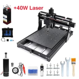 【EU BR】500W 4030 Pro DIY 3 Axis GRBL Wood Metal Laser Engraving Router Cutter Machine 20W 40W