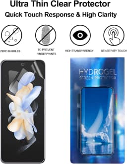 5Pcs Best Hydrogel Film For Samsung Galaxy Z Flip 5 4 3 Flip Flip5 flip4 Soft Screen Protector