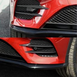 Glossly black Front bumper Cover Molding Trims for Mercedes Benz GLC Class W253 GLC250 GLC300 2016 2017 2018 2019 2538855400
