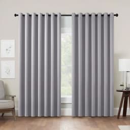 【Lifeideas】Solid Colour Grommet Top Polyester 100% Blackout Curtains Pair Home Decoration Windows Doors