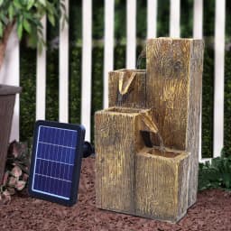 Solar Outdoor Rockery Fountain With Pump Garden Decoration Outdoor Garden