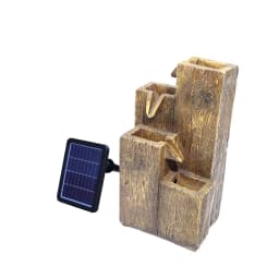 Solar Outdoor Rockery Fountain With Pump Garden Decoration Outdoor Garden