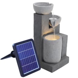 Solar Outdoor Rockery Fountain With Pump Garden Decoration Outdoor Garden