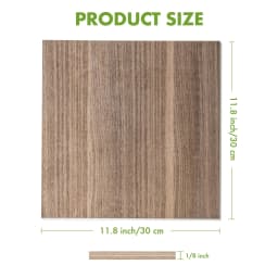 3mm Walnut Plywood for Laser Cutting 1/8 Plywood Crafting Wood Thin Walnut Boards for Wood Project and Engraving