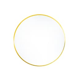 【Breeins】Nordic Round Bathroom Framed Mirror Wall Hanging Bedroom Home Decoration Wall Mounted