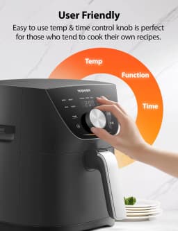 5.2L Air Fryer with Heat-Q Technology, Quick and Easy Meals, 8 Preset Menus