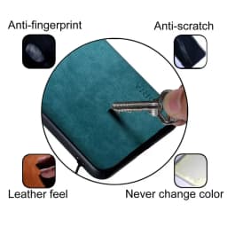 Premium PU Leathe Phone Case for Google Pixel 8 7A 6A 8 7 6 Pro Scratch-Resistant Solid Color Cover for Google Pixel 8 Pro Funda