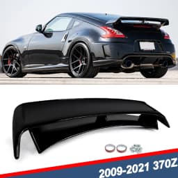 Nismo Style Rear Trunk Spoiler Wing Gloss Black Fits For Nissan 370Z Z34 2009 2010 2011 2012 2013 2014-2021 Rear Roof Spoiler