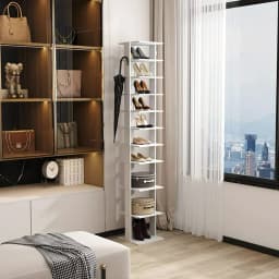 【Lifeideas】Contemporary 7/10-Tier Household Space Saving Shoe Rack for Entryway
