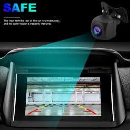 Podofo 720P Car Rear View Camera Fisheye Lens AHD Night Vision Vehicle Reversing Cameras Parking Assistance Cameras