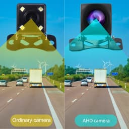 Podofo 720P Car Rear View Camera Fisheye Lens AHD Night Vision Vehicle Reversing Cameras Parking Assistance Cameras
