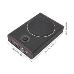 8inch Car Audio HIFI Subwoofer Under Amplifier 12V Ultra-thin Seat Woofer Modification Subwoofer Car Speaker