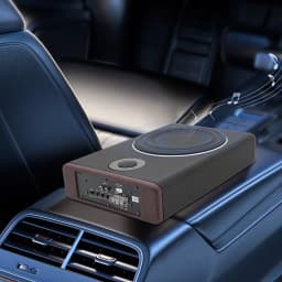 8inch Car Audio HIFI Subwoofer Under Amplifier 12V Ultra-thin Seat Woofer Modification Subwoofer Car Speaker