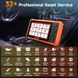 OBD2 Scanner All System Diagnostic 32+ Reset Service Active Test OBD2 Diagnostic Tool with ABS Bleeding LAUNCH X431 CRP919C Lit