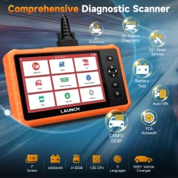 OBD2 Scanner All System Diagnostic 32+ Reset Service Active Test OBD2 Diagnostic Tool with ABS Bleeding LAUNCH X431 CRP919C Lit