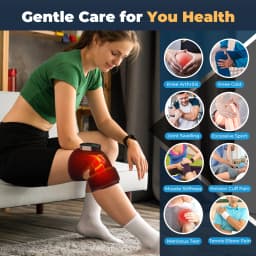 Wireless Electric Heated Knee Brace Adjustable 3 In1 Knee Shoulder Elbow Protector Hot Compress Shoulder Protective Belt