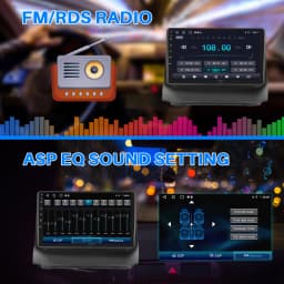 ESSGOO 9" Android 15 Car Stereo Radio For Ford Fiesta MK6 2008-13 Carplay Android Auto GPS Navi AI Voice ChatGPT BT FM RDS WIFI