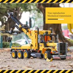 Mould King 17011 Technical Car Toys The MOC-43434 Tow Truck Building Block Engineering Truck Brick Set Kids Christmas Gift