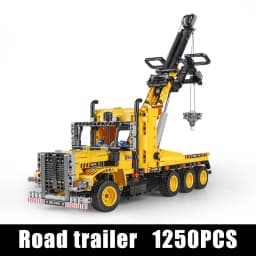 Mould King 17011 Technical Car Toys The MOC-43434 Tow Truck Building Block Engineering Truck Brick Set Kids Christmas Gift
