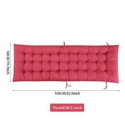 【Breeins】In/Outdoor Cushion Sun Lounger Cushion Pad Garden Recliner Chair Seat Pads