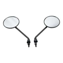 Artudatech Pair Black Rearview Mirror M8x1.25 For Simson S50 S51 S53 SR50 Schwalbe KR51