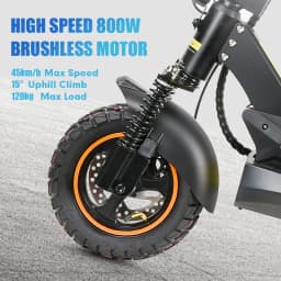 Mankeel MX-14 Adult Electric Scooter 800W 48V 15AH Folding Electric Kick Scooter 28MPH 37 Miles Range Off Road Tire E-Scooter
